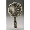 Image 1 : An American Sterling Hand Mirror An American Silver Hand Mirror