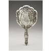 Image 1 : A Webster Co. Silver Hand Mirror and Brush An American Silver Hand Mirror and Brush