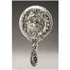 Image 1 : An American Sterling Hand Mirror An American Silver Hand Mirror