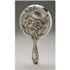 Image 1 : An American Sterling Hand Mirror An American Silver Hand Mirror