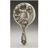 Image 1 : An American Sterling Hand Mirror An American Silver Hand Mirror