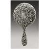 Image 1 : An American Silver Hand Mirror by Simons, Bros. An American Silver Hand Mirror