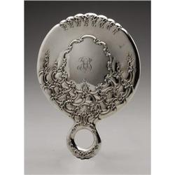 A Tiffany & Co. Silver Hand Mirror An American Silver Hand Mirror