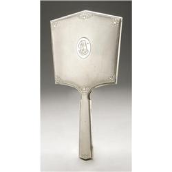 An R. Blackinton & Co. Sterling Hand Mirror An American Silver Hand Mirror