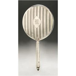 An Alvin Corporation Sterling Hand Mirror An American Silver Hand Mirror