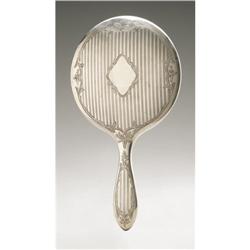 An Alvin Corp. Sterling Hand Mirror An American Silver Hand Mirror