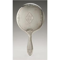 An Alvin Corp. Sterling Hand Mirror An American Silver Hand Mirror