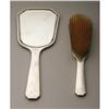 Image 2 : A Whiting Silver Hand Mirror and Brush An American Silver Hand Mirror and Brush