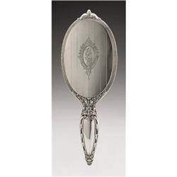 An American Silver Hand Mirror An American Silver Hand Mirror
