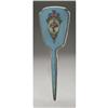 Image 1 : Two American Sterling & Enamel Brushes & Mirror Two American Silver And Enamel Brushes And Mirror Ba