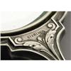 Image 3 : An American Silver & Enamel Hand Mirror & Brush An American Silver and Enamel Hand Mirror and Brush