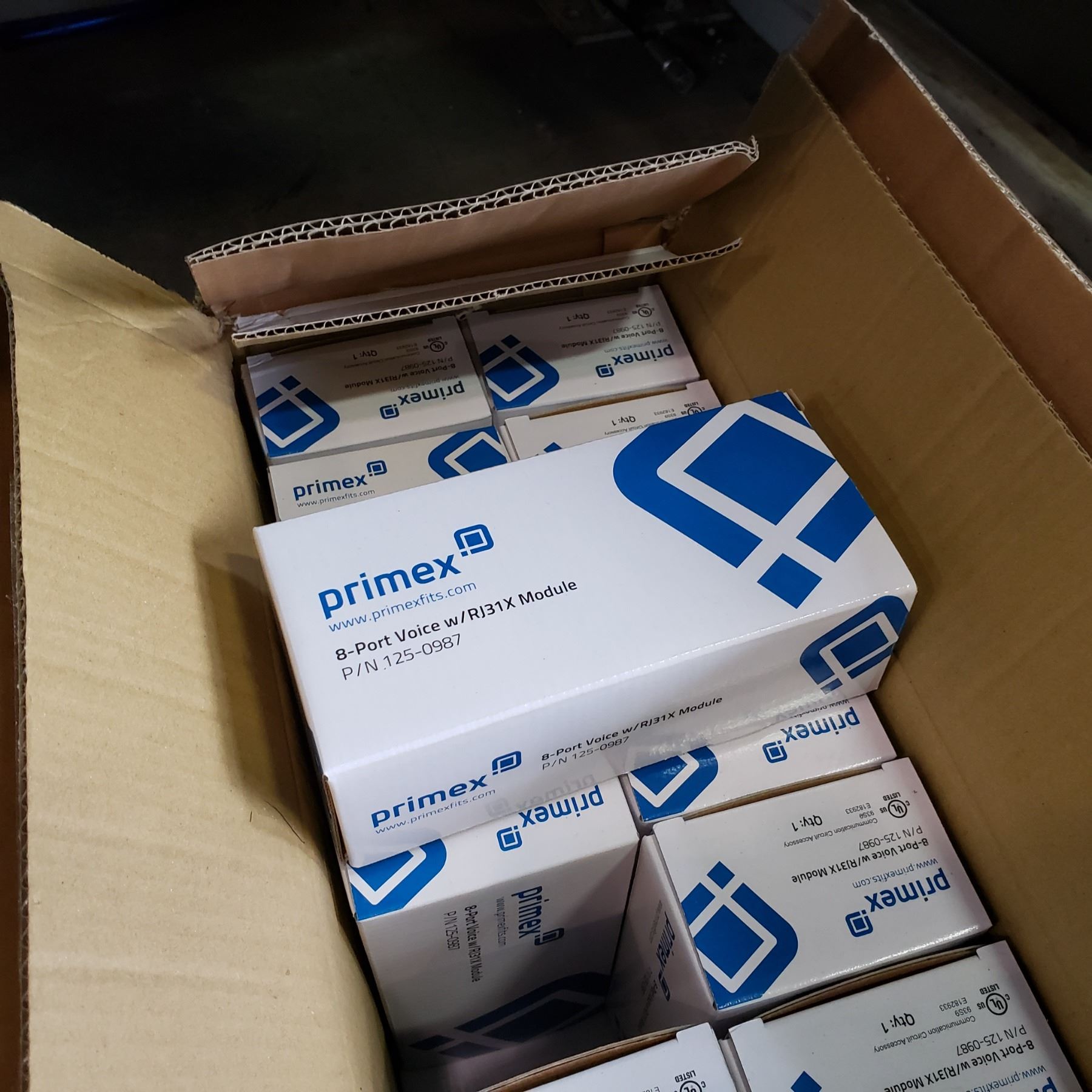 BOX OF PRIMEX 8 PORT VOICE MODULES - Big Valley Auction
