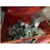 Image 2 : TRAY OF ALUMINUM BILLETS TOOLBOX OF FURNITURE LEGS