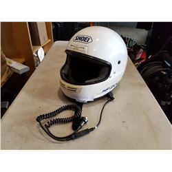 SHOEI MOTORCYCLE HELMET W/ MICROPHONE