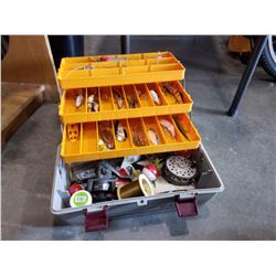 EAGLE II TACKLE BOX W/ CONTENTS