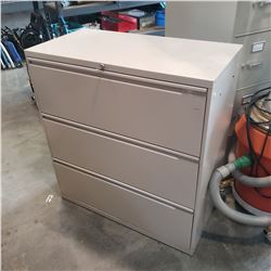 3 DRAWER METAL FILING CABINET