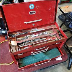 RED VIKING TOOL SET W/ CRAFTSMAN AND OTHER TOOLS