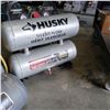 Image 6 : DURABRAND AND HUSKY AIR COMPRESSOR - HUSKY AIR COMPRESS AS IS