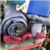 Image 2 : LOT OF SLEEPING BAGS, COOLER AND BLUE FOAM ROLL