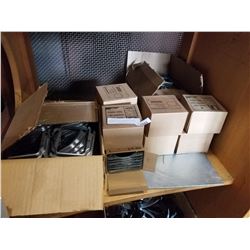 LOT OF ELECTRICAL BOX OF EXTENSION AND GROUNDING PLATE