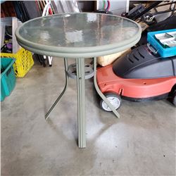 ROUND METAL BASE PATIO TABLE