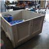 Image 2 : LARGE PLASTIC BIN 5FT BY 5FT W/ PLASTIC CONTAINERS