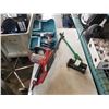 Image 1 : HOMELITE ELECTRIC CHAINSAW, LITTLE KICKER PIPE BENDER, AND ELECTRIC DRILL