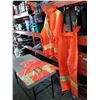 Image 1 : 2 CONDOR HIGH VIS JACKETS AND 2 COVERALLS 4XL JACKETS, MEDIUM COVERALLS