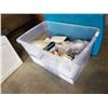 Image 2 : TOTE OF ELECTRICAL HARDWARE AND OUTLET COVERS