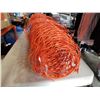 Image 2 : ROLL OF ORANGE MESH FENCING