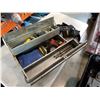 Image 1 : GREY TOOL BOX W/ CONTENTS