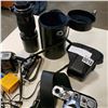Image 1 : OLYMPUS OM-2 CAMERA W/ 300mm LENS AND 50mm LENS AND ACCESSORIES