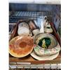 Image 1 : TRAY OF CHINA, CERAMICS, SALT AND PEPPER SHAKERS