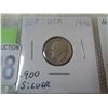 Image 2 : 11 DIFFERENT USA SILVER DIMES 1946-1956 .900 SILVER