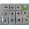 Image 8 : 11 DIFFERENT USA SILVER DIMES 1946-1956 .900 SILVER