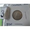 Image 2 : 11 DIFFERENT CANADIAN SILVER DIMES 1940 -1952 KING GEORGE VI .800 SILVER