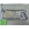 Image 3 : 3 1973 CANADIAN 1 DOLLAR BILLS - LAST YEAR ISSUED MINT CONDITION
