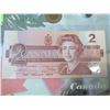 Image 2 : 1986 CANADIAN 2 DOLLAR BILLS LAST ISSUE REPLACED BY 1996 TOONIE