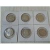Image 8 : 6 1960S CANADIAN 50C COINS