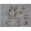 Image 2 : 14 COPPER RINGS VARIOUS SIZES