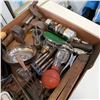 Image 2 : TRAY OF VINTAGE TOOLS AND COLLECTIBLES, PENDULUM