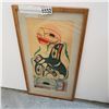 Image 1 : BEN HOUSTIE KILLER WHALE SILK SCREEN ON WOOD VENEER 2009
