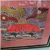 Image 2 : DANNY EASTWOOD AUSTRAILIAN ABORIGINAL ART ACRYLIC ON LINEN "ULURU"