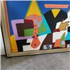 Image 2 : ACRYLIC ON BOARD THE TWO MUSICIANS SIGNED JB 2006