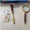 Image 2 : TRAY OF COLLECTABLE KEYCHAINS AND LETTER OPENERS