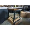 Image 3 : 2 BRAND NEW THICK TOP INDUSTRIAL LOOK ENDTABLES - RETAIL $149EA