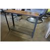 Image 2 : BRAND NEW INDUSTRAIL MODERN CONSOLE TABLE - RETAILED $299