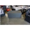 Image 1 : BRAND NEW OUTDOOR RATTAN PATIO STORAGE BOX W/ WATERPROOF LINER AND HYDRAULIC LID - RETAIL $499