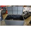 Image 2 : BRAND NEW OUTDOOR RATTAN PATIO STORAGE BOX W/ WATERPROOF LINER AND HYDRAULIC LID - RETAIL $499