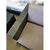 Image 3 : AS NEW OUTDOOR RATTAN CLUB CHAIR DARK GREY CUSHIONS $299